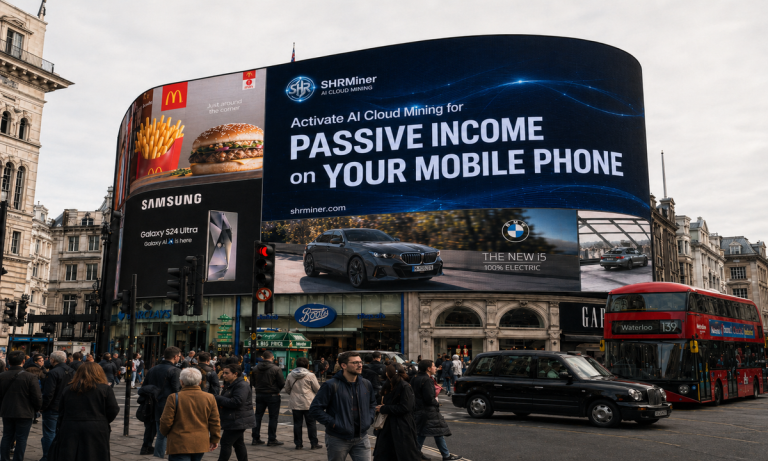 SHRMiner Lights Up London’s Piccadilly Circus, Propelling AI Cloud Mining Into The Mainstream Spotlight SHRMiner Lights Up London's Piccadilly Circus, Propelling AI Cloud Mining Into The Mainstream Spotlight